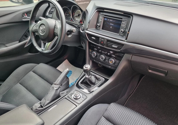 Mazda 6 cena 42900 przebieg: 206000, rok produkcji 2013 z Żary małe 121